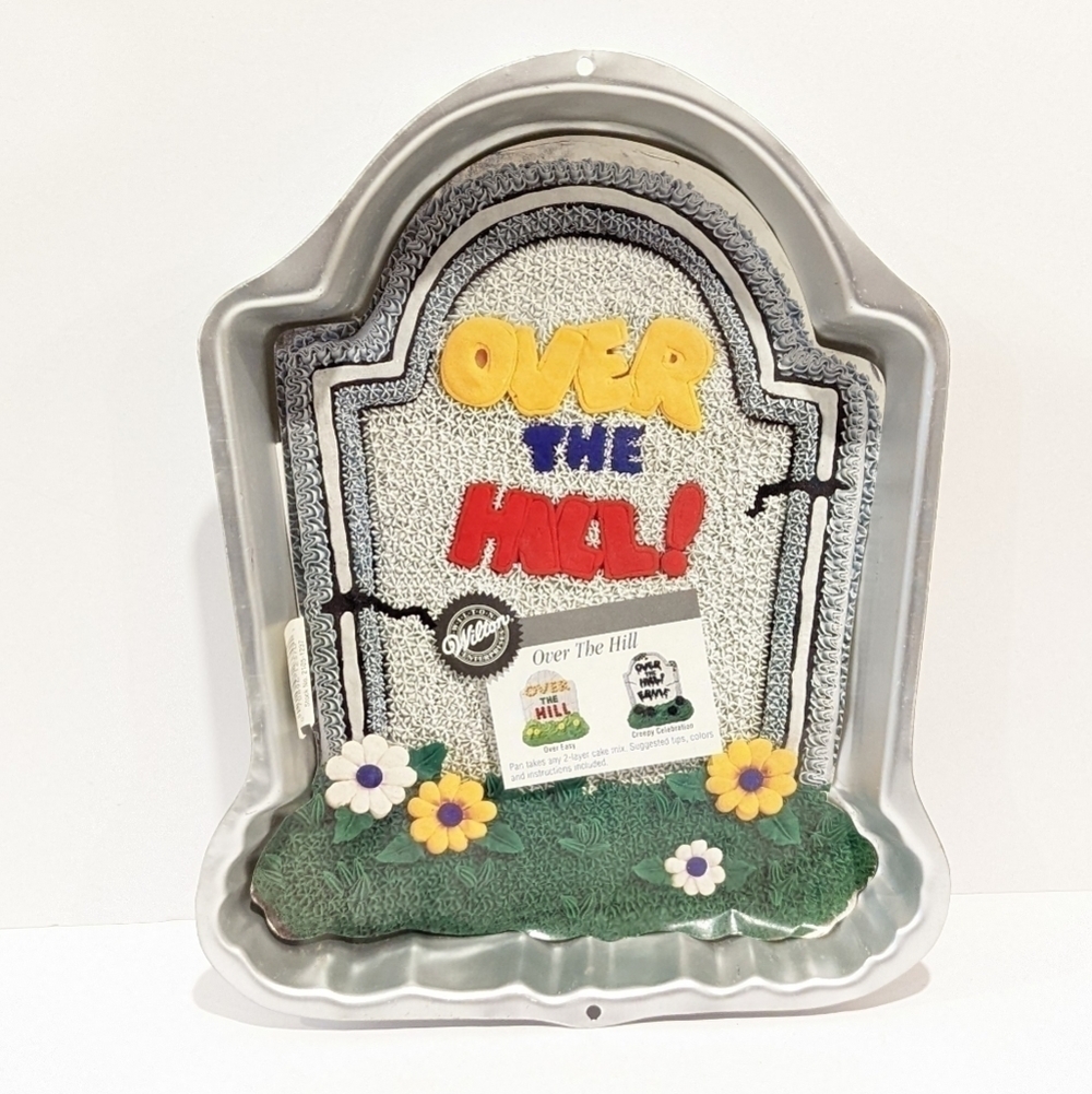 Vintage Wilton Over The Hill Tombstone Cake Pan 2105-1237
